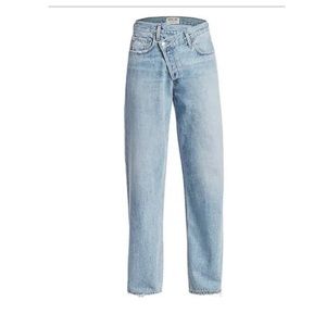 Agolde criss cross jeans